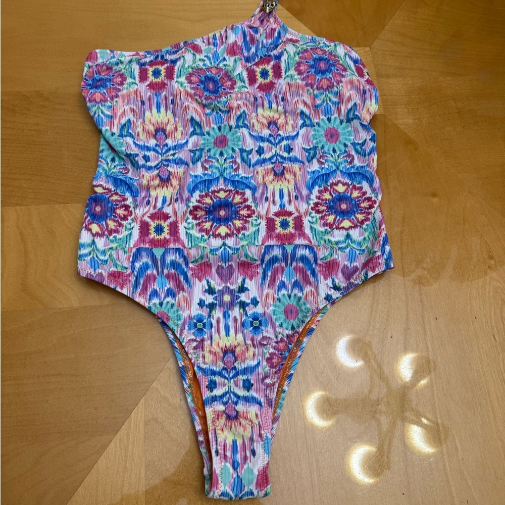 Kurt Geiger Colorful Floral One-Piece Swimsuit